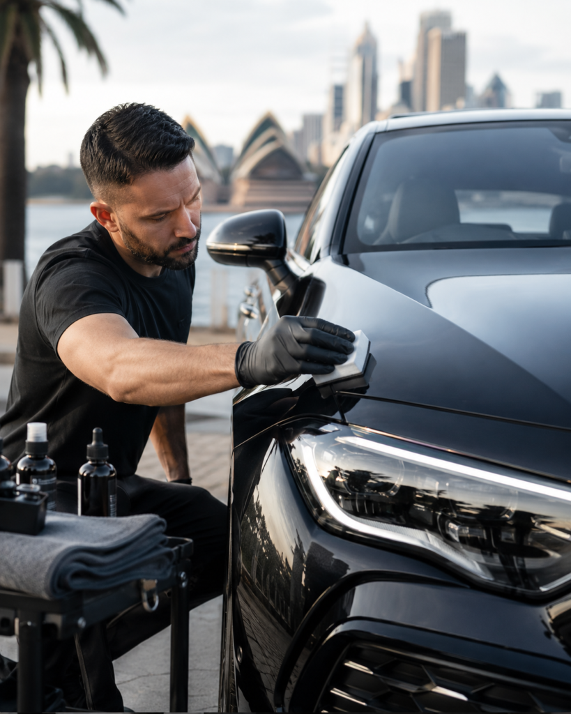 Professional ceramic coating service in Sydney