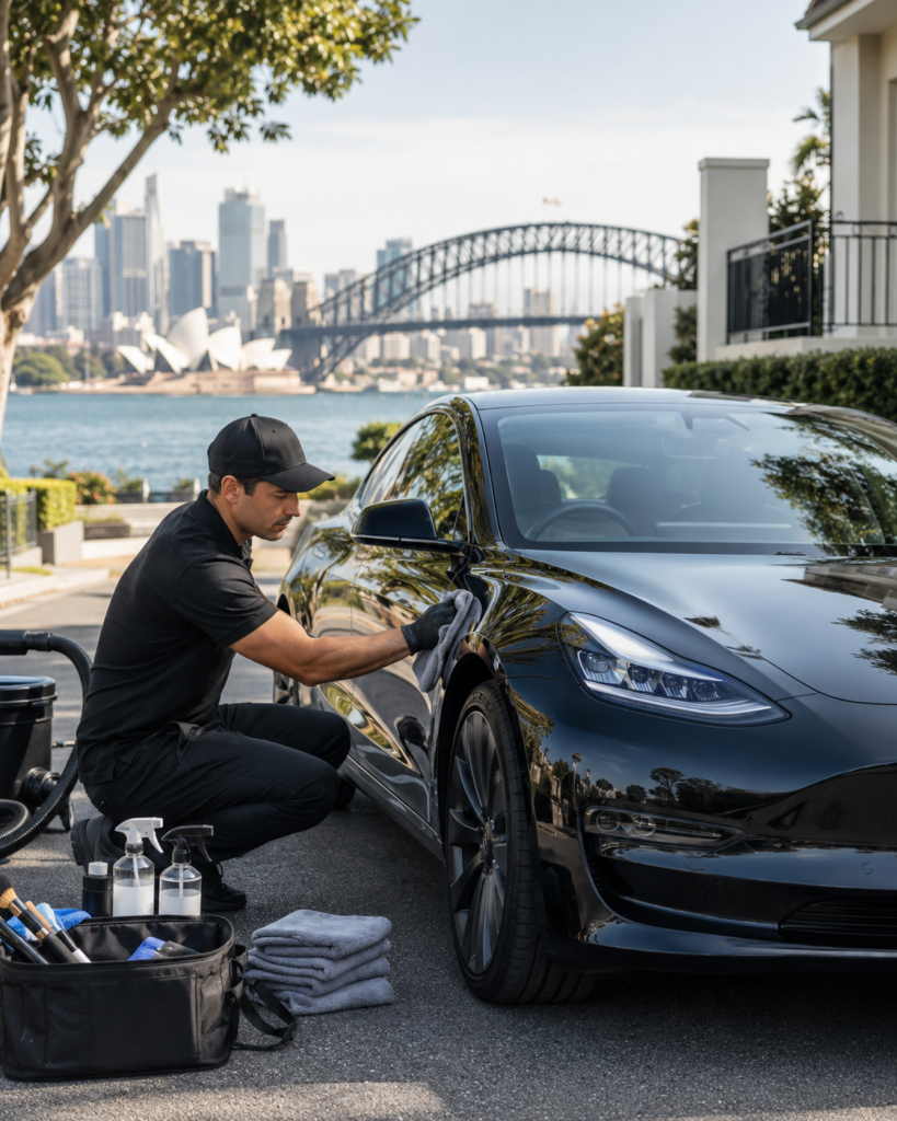 Professional mobile car detailing service in Sydney
