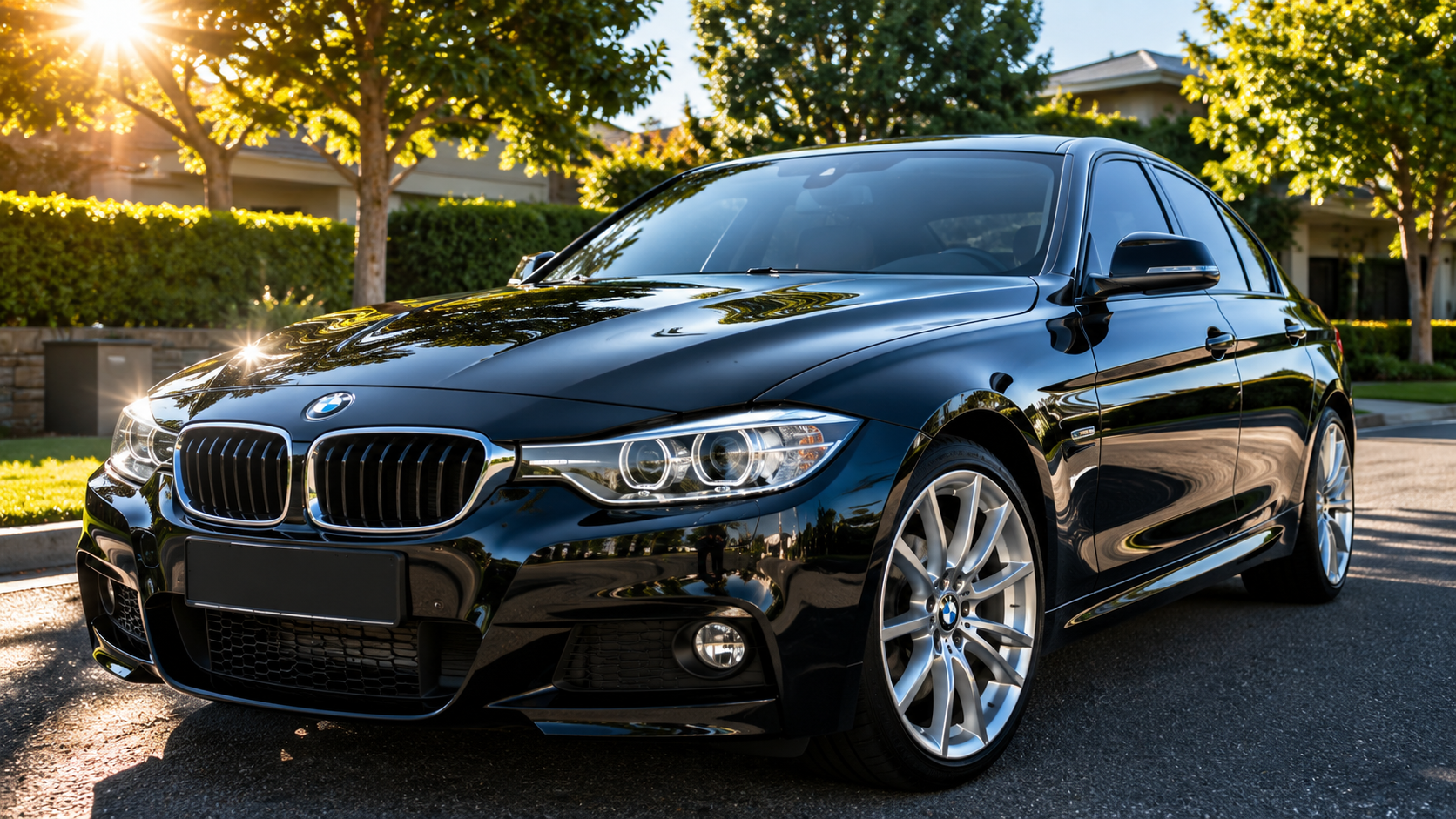 Pre-sale car detailing with glossy paint and clean exterior before selling